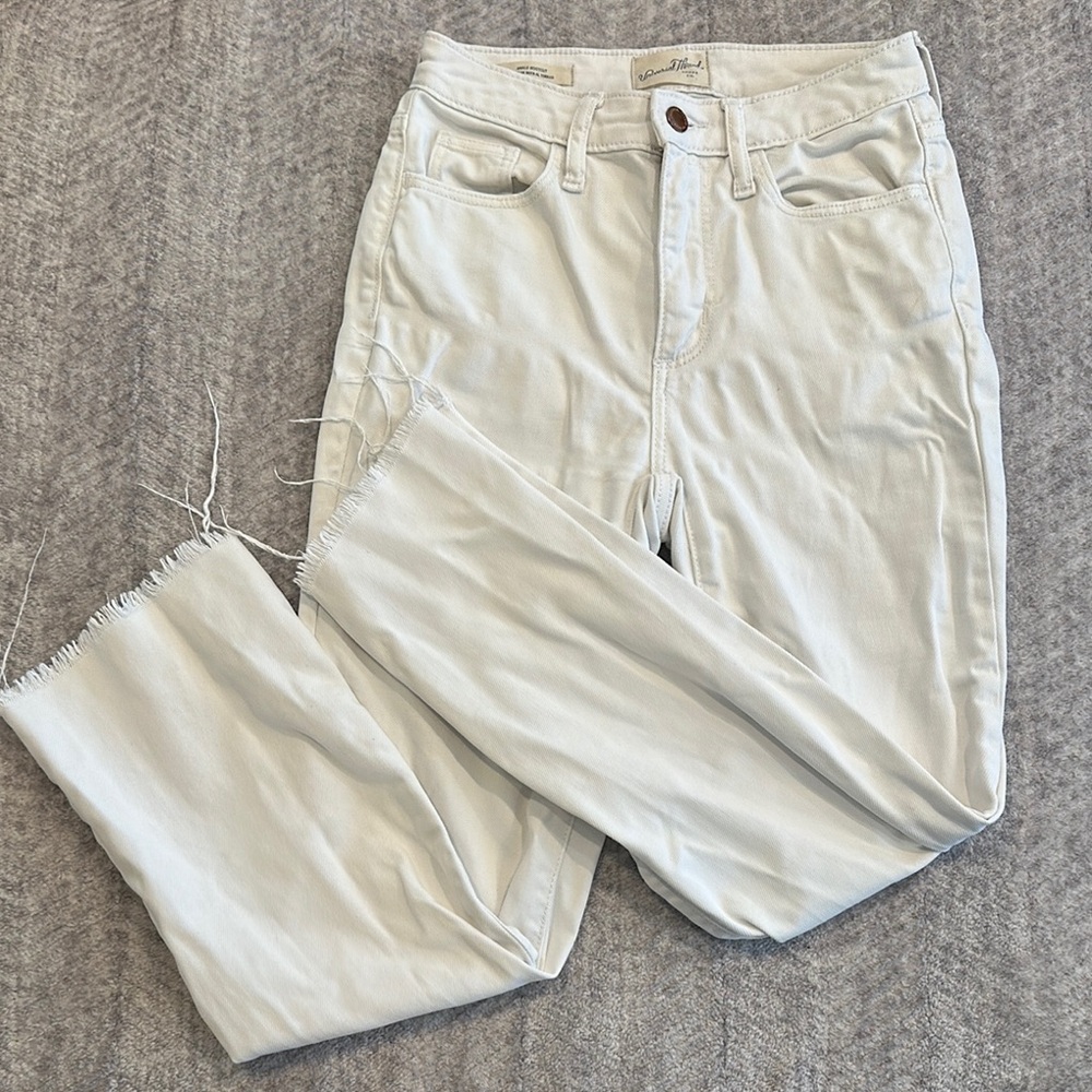 Women’s Universal Thread White Ankle Cropped Jeans